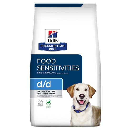 Hill’s Prescription Diet Canine d/d Duck & Rice – Hrană Uscată Hipoalergenică pentru Câini, 4 kg